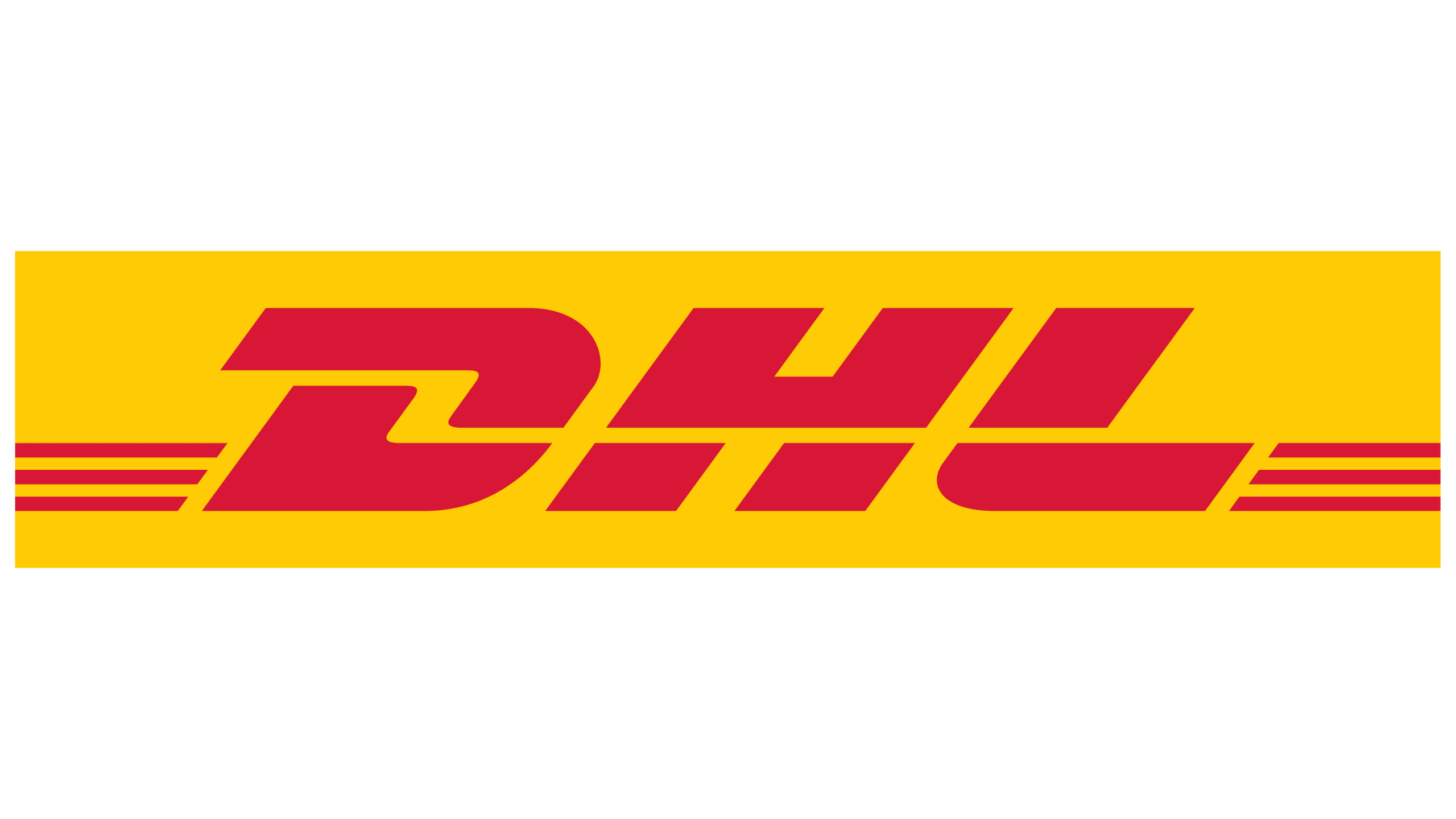 DHL logo representing logistics and administration roles using digital skills
