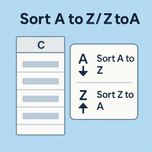 Sort options